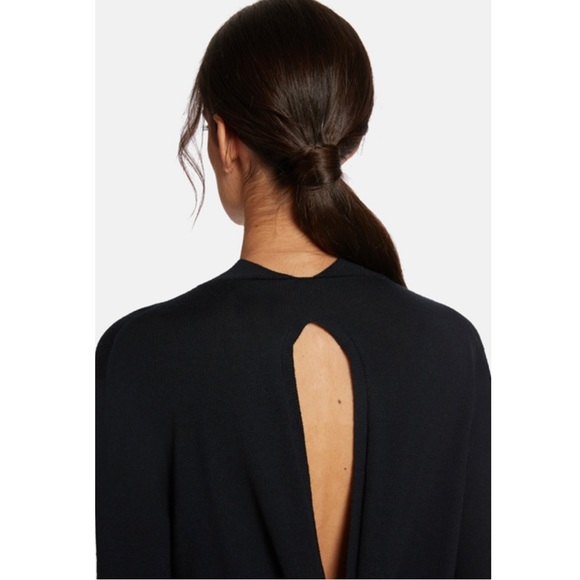 NWT Wolford Aurora fine wool pullover black sweater size M - Picture 6 of 6